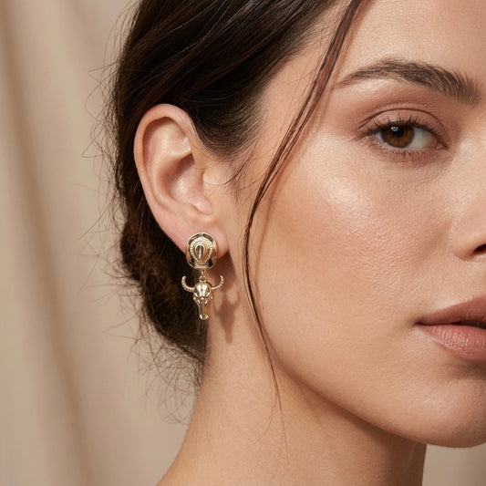 Aretes sombrero