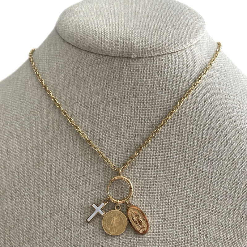 Collar multicharm Religioso