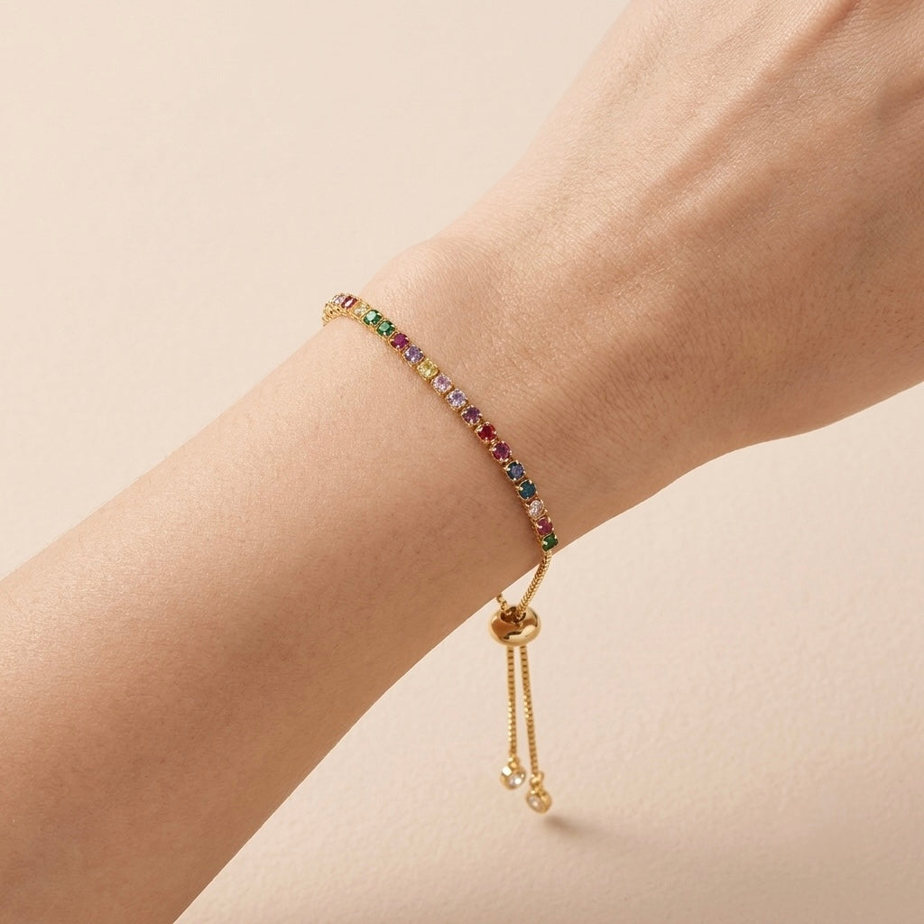 Pulsera tennis colores