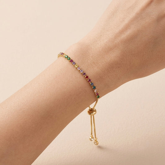 Pulsera tennis colores