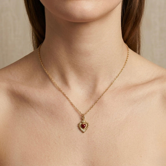 Collar Sagrado Corazón mini