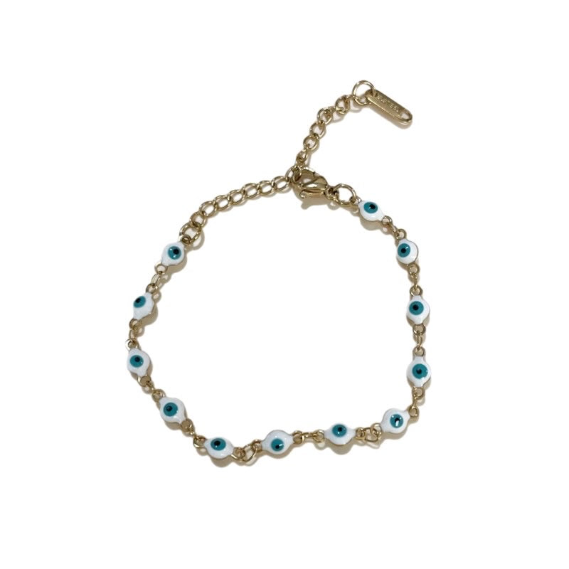 Pulsera ojos blancos