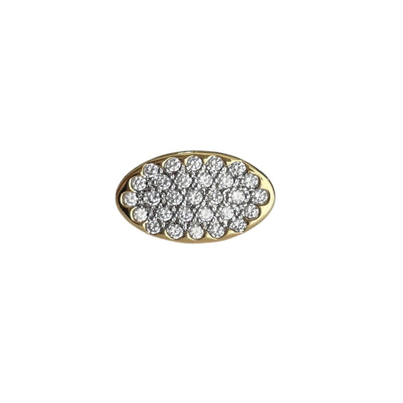 Anillo sello bicolor