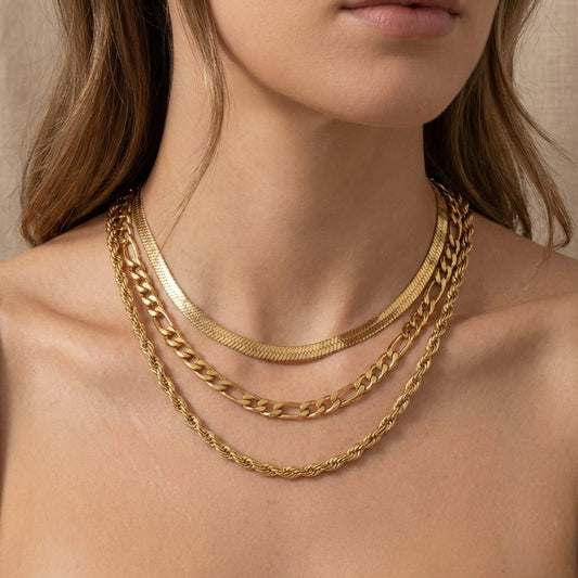 Collar triple cadena