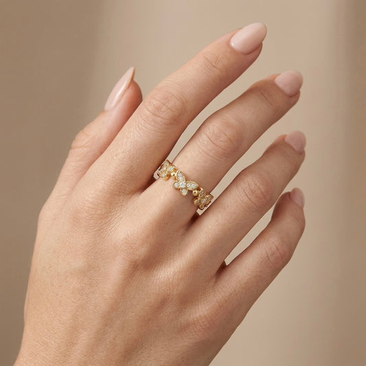 Anillo mariposas