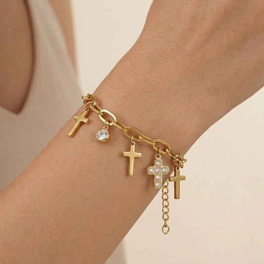 Pulsera Cruces