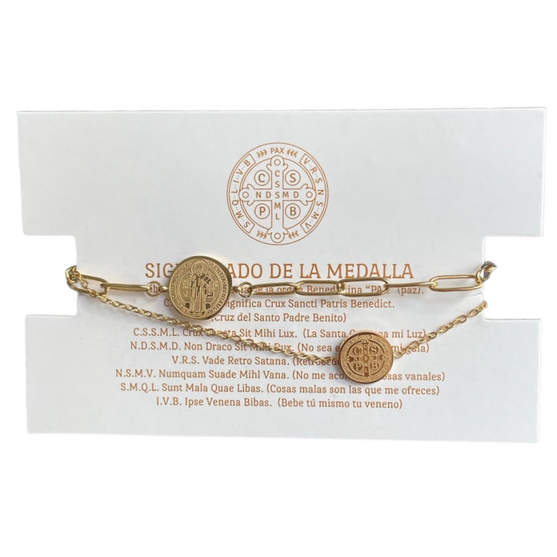 Pulsera doble San Benito