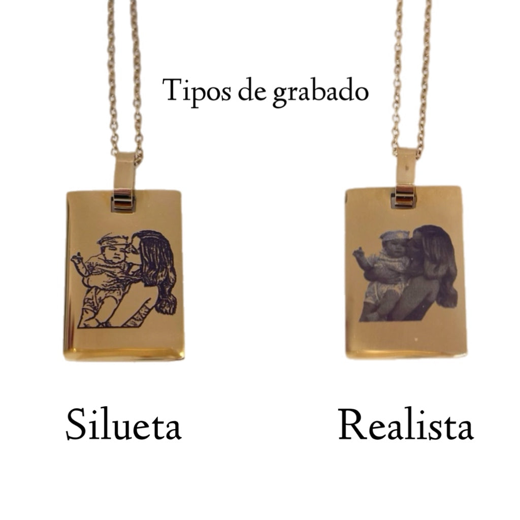 Esclava personalizada con mirada o texto corte Cart