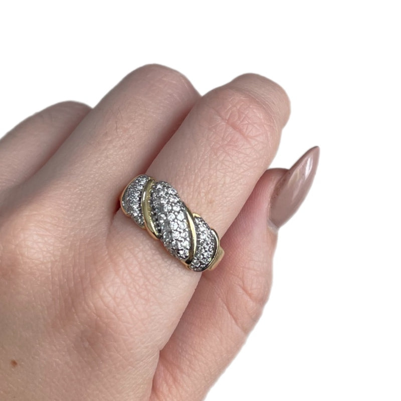 Anillo bicolor