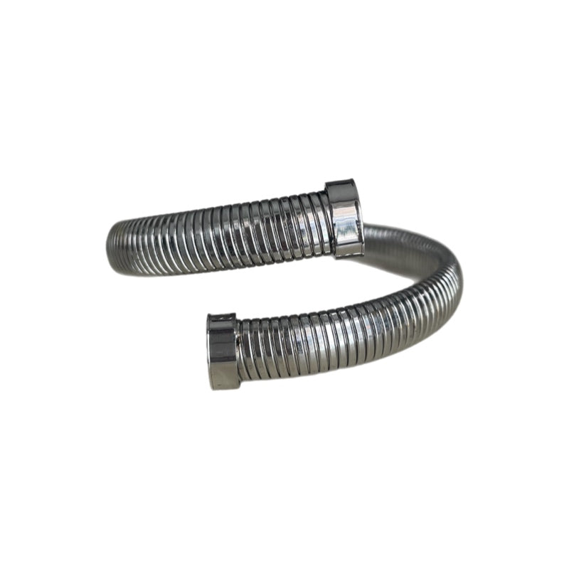 Pulsera doble vista plateada