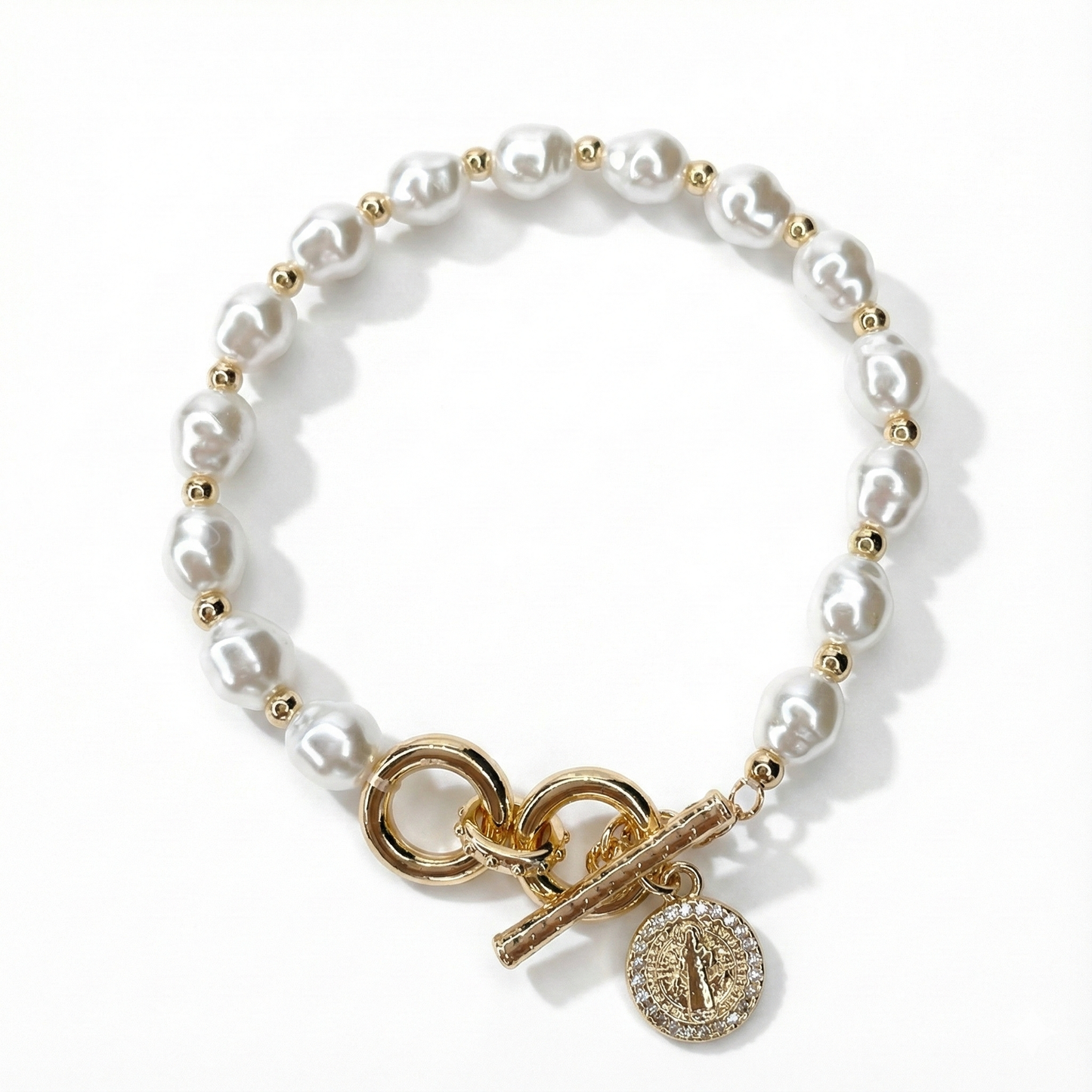 Pulsera perlas San Benito
