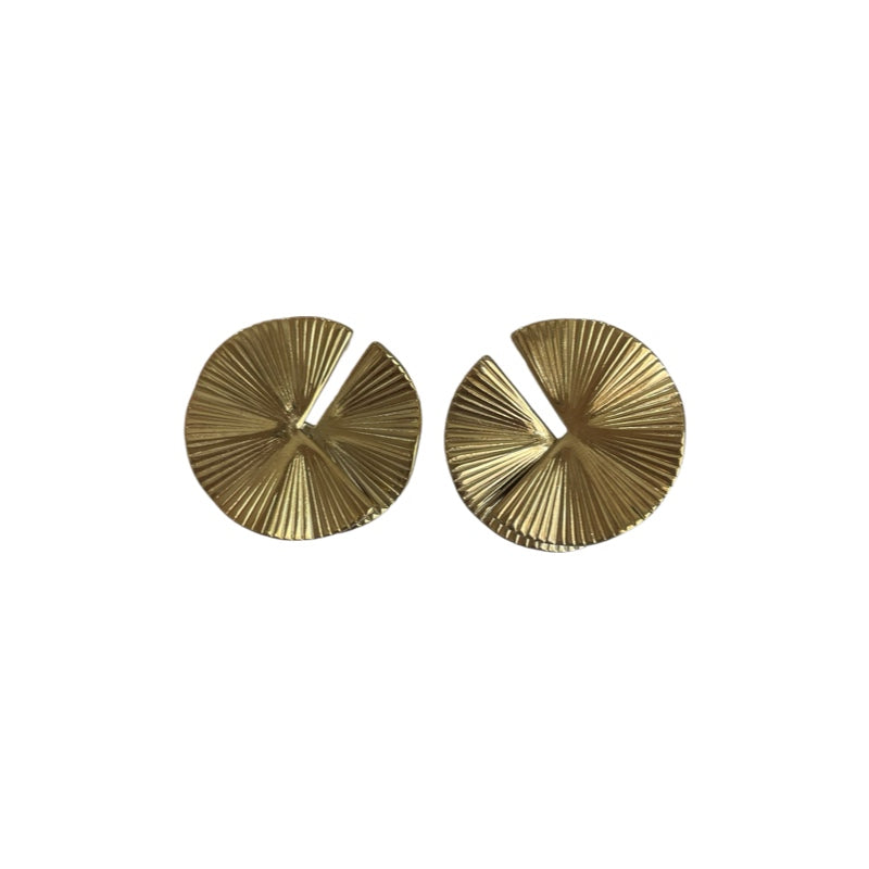 Aretes círculo textura