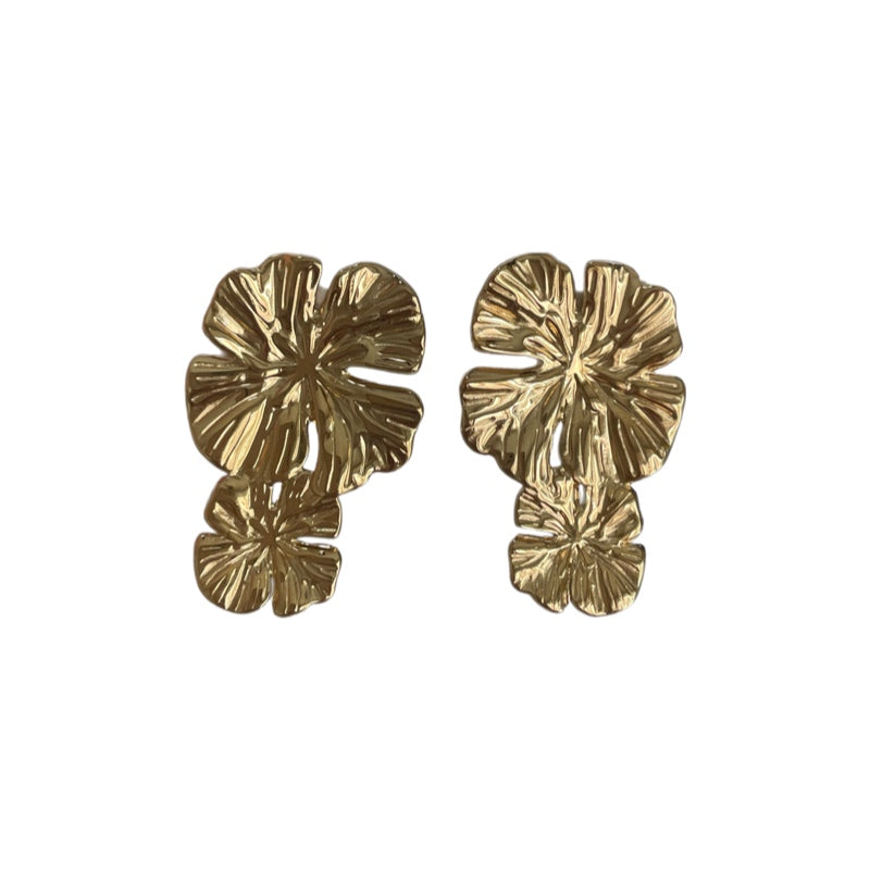 Aretes doble flor
