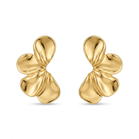 Aretes media Flor