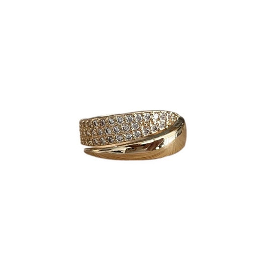Anillo cruzado zirconias