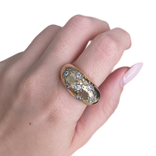 Anillo chunky estrella