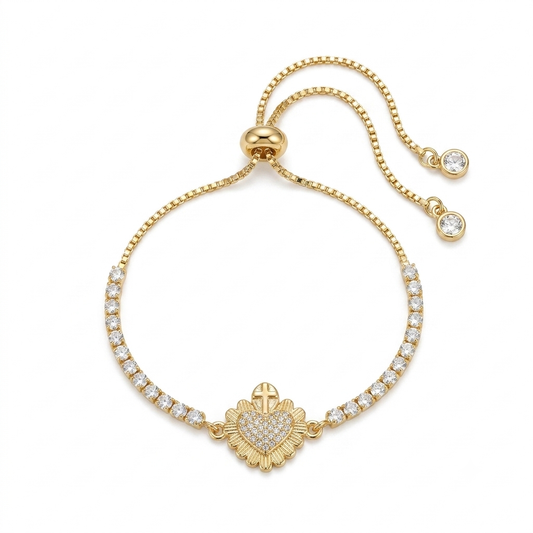 Pulsera tennis Sagrado Corazón