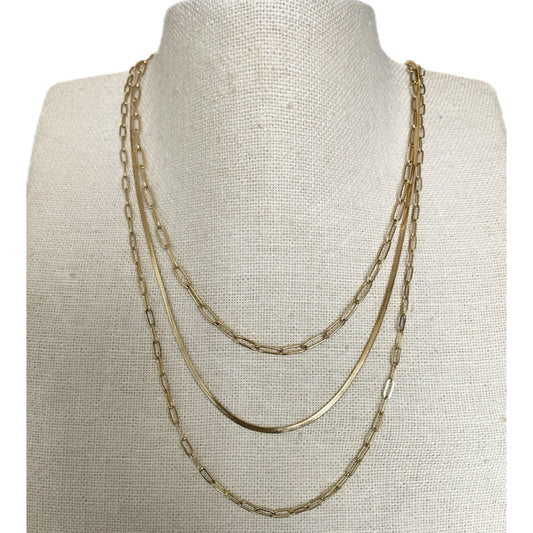 Collar triple eslabones