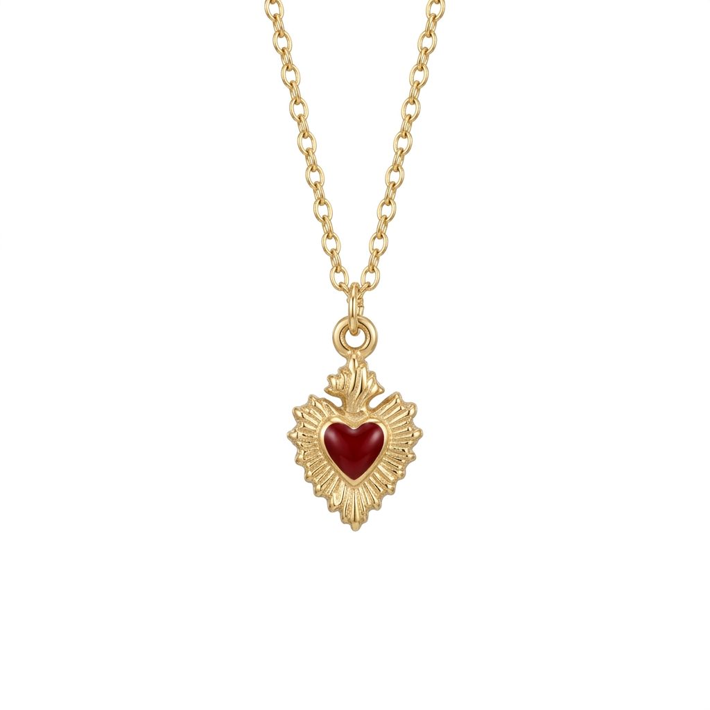 Collar Sagrado Corazón mini