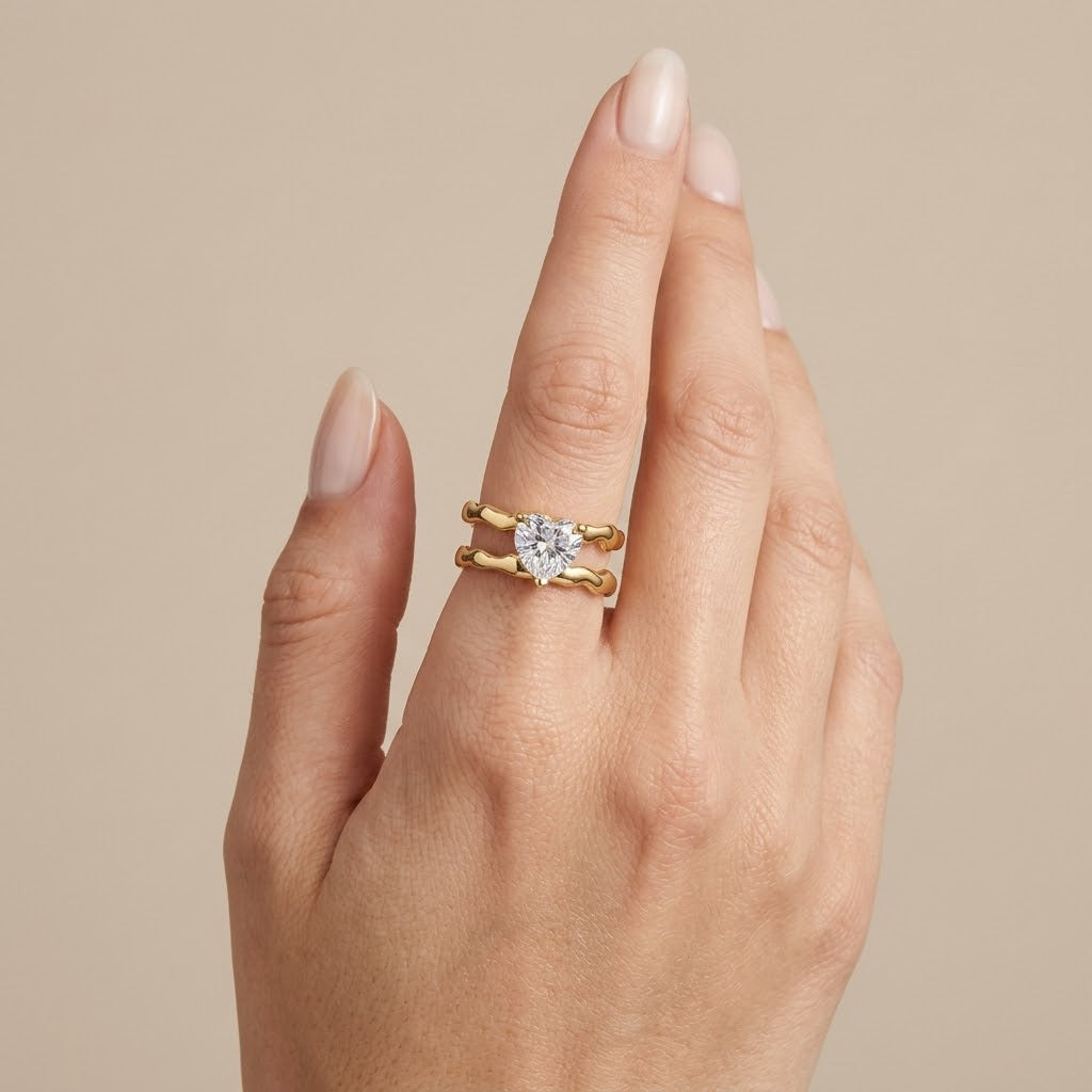 Anillo corazón