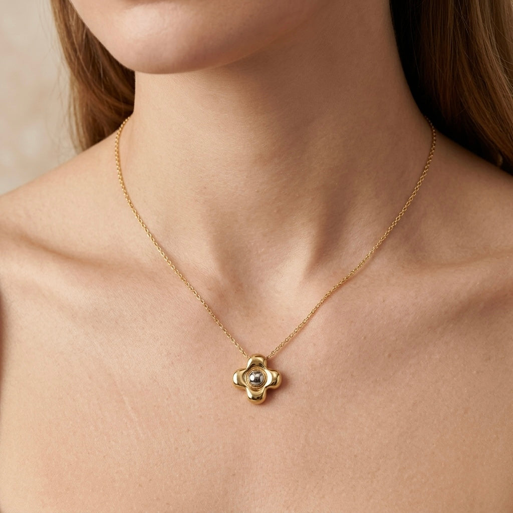 Collar flor