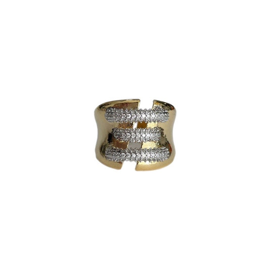 Anillo bicolor cuerdas