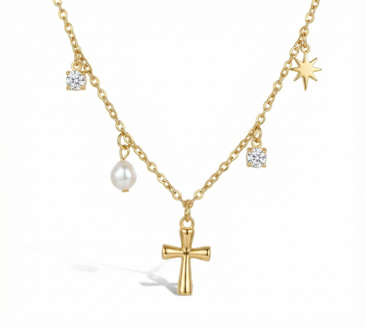 Collar multicharm Cruz