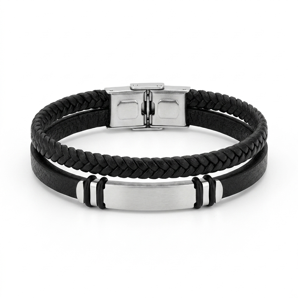 Pulsera doble trenzada