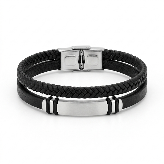Pulsera doble trenzada