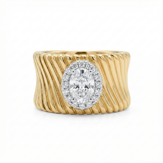 Anillo bicolor princesa
