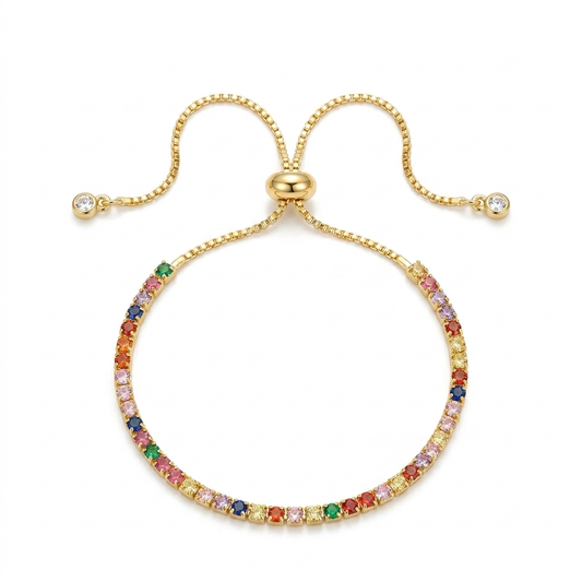 Pulsera tennis colores