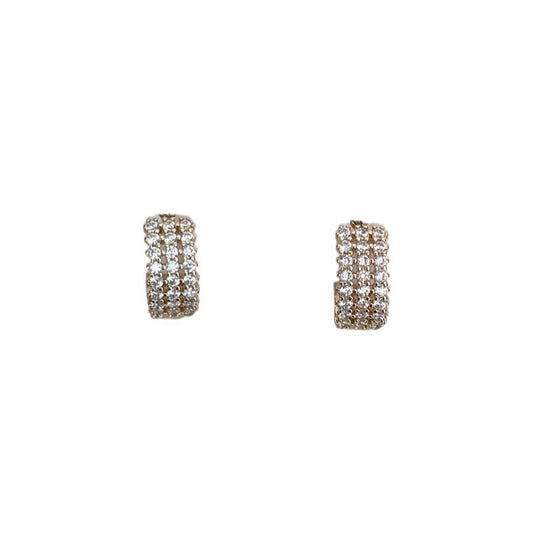 Arracadas triples zirconias