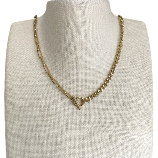 Collar mitades medio