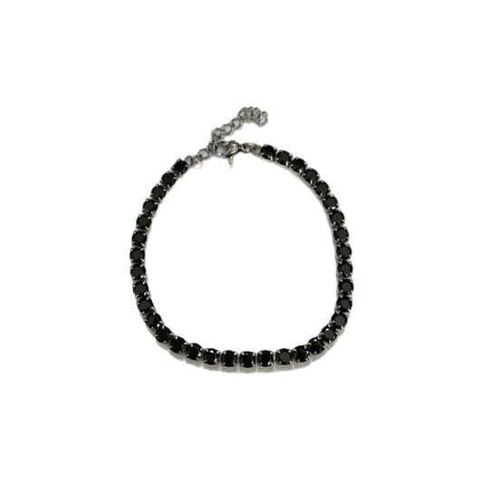 Pulsera zirconias negras