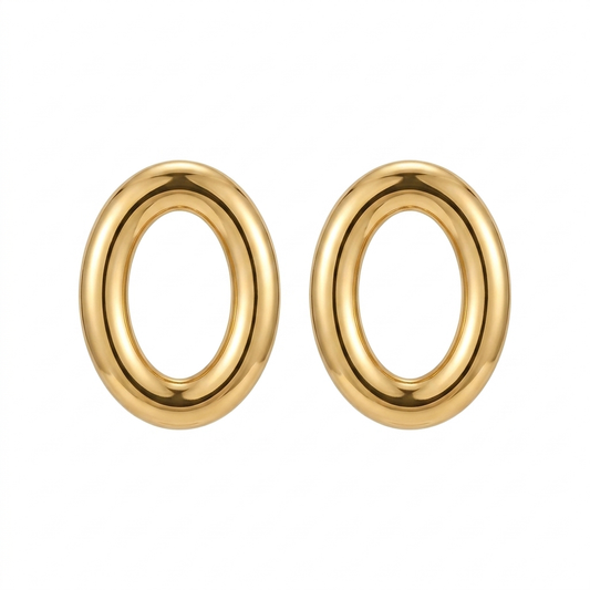 Aretes óvalo