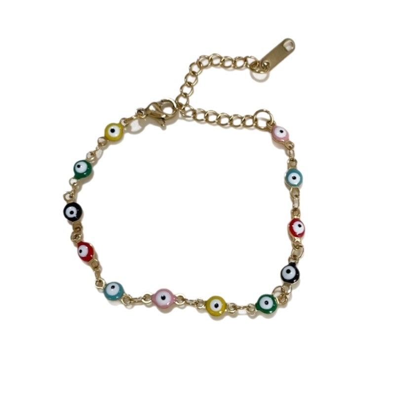 Pulsera ojos colores