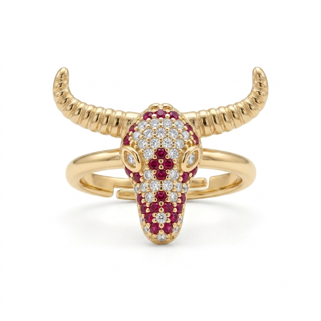 Anillo toro zirconias