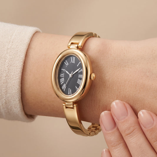 Reloj combinado negro
