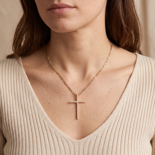 Collar Cruz grande