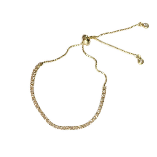 Pulsera tennis gold