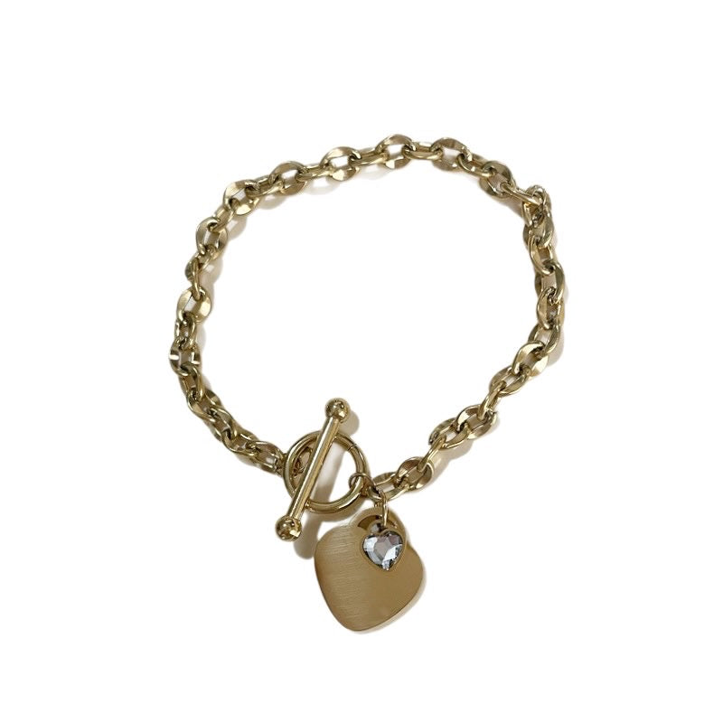 Pulsera corazón broche