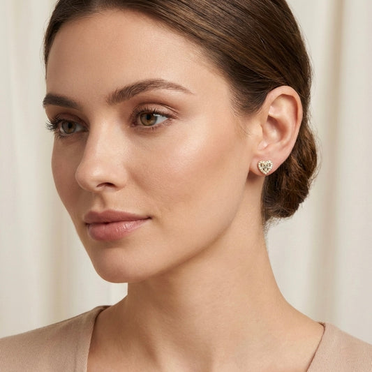 Aretes corazón mini