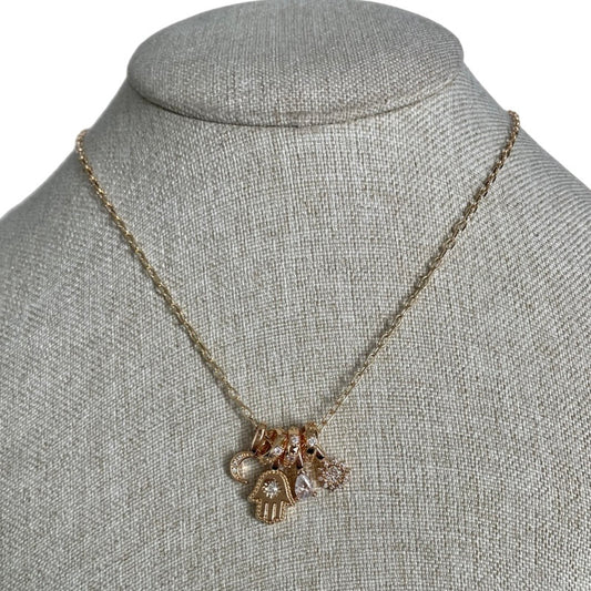 Collar multicharm místico