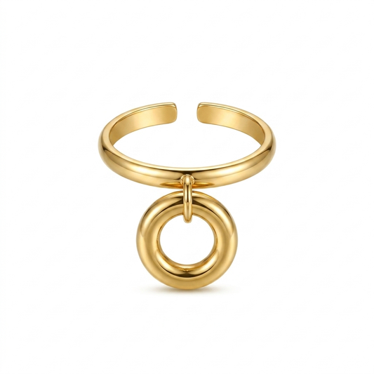 Anillo círculo colgante