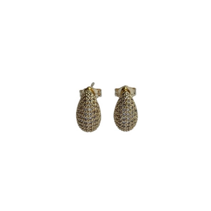 Aretes gota mini zirconias