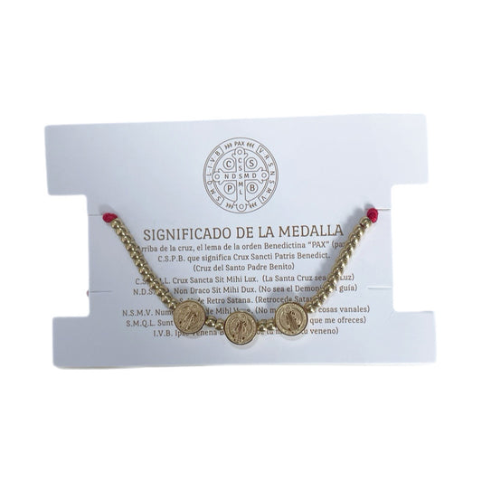 Pulsera triple San Benito