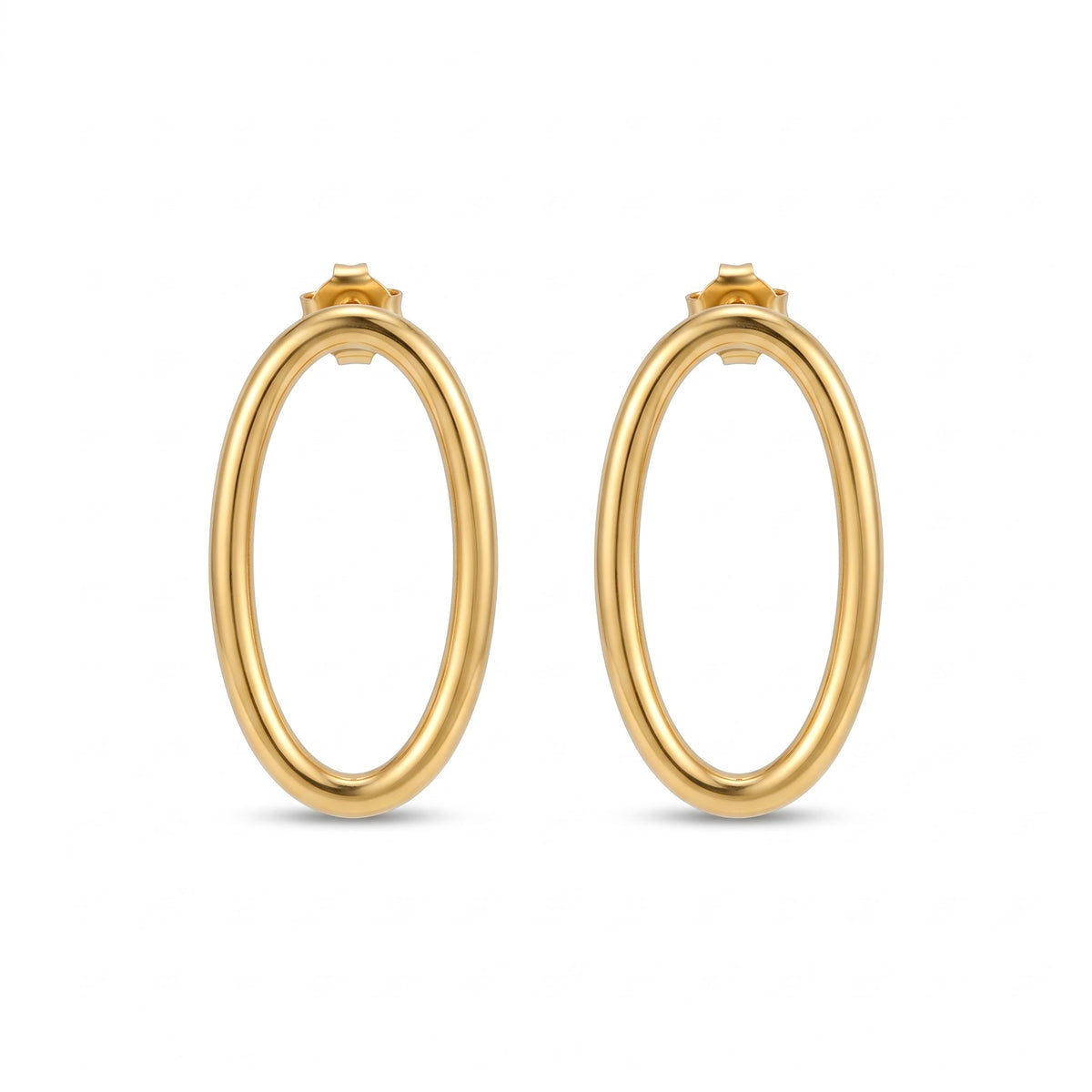 Aretes óvalo
