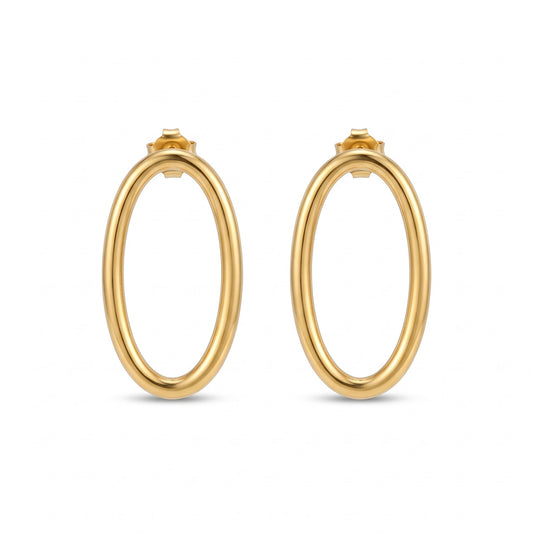 Aretes óvalo