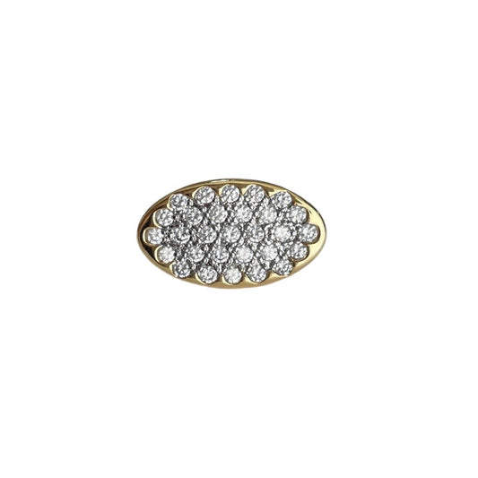Anillo sello bicolor