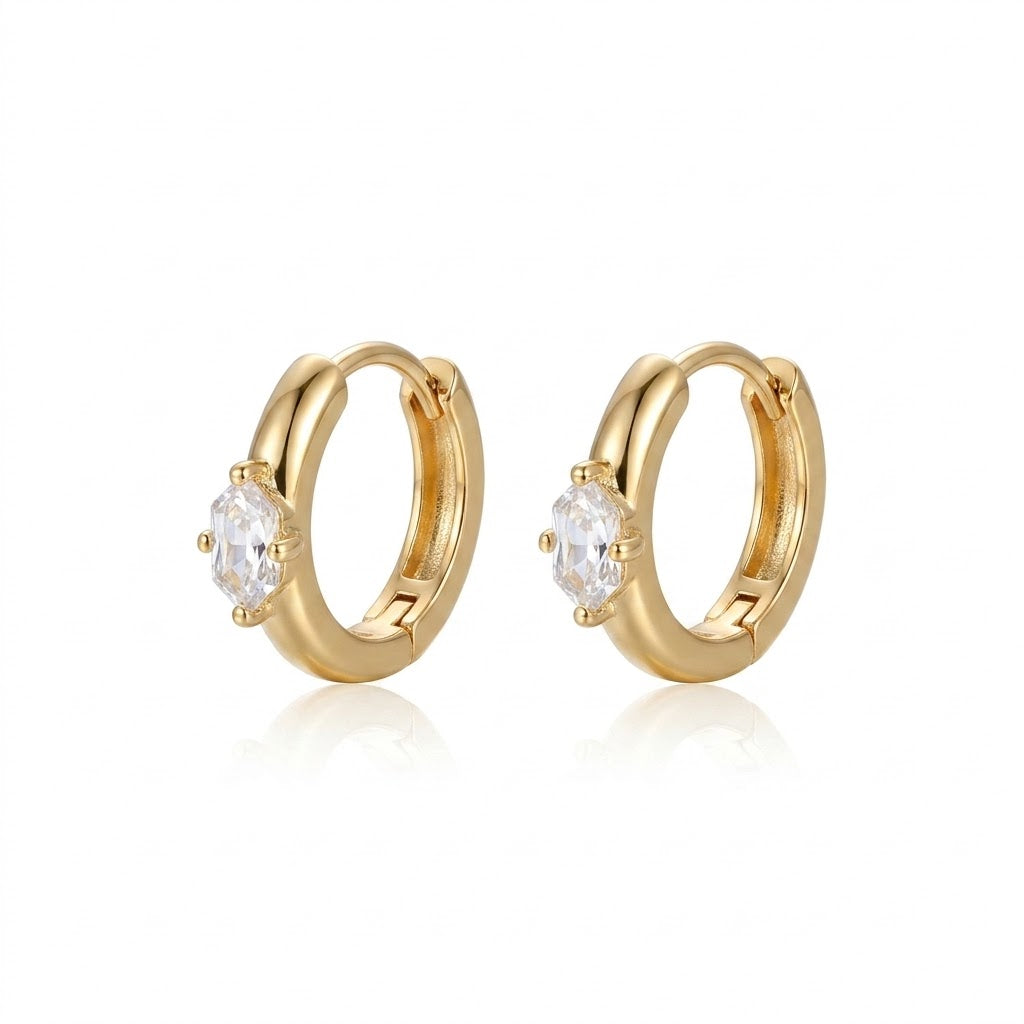 Arracadas zirconia